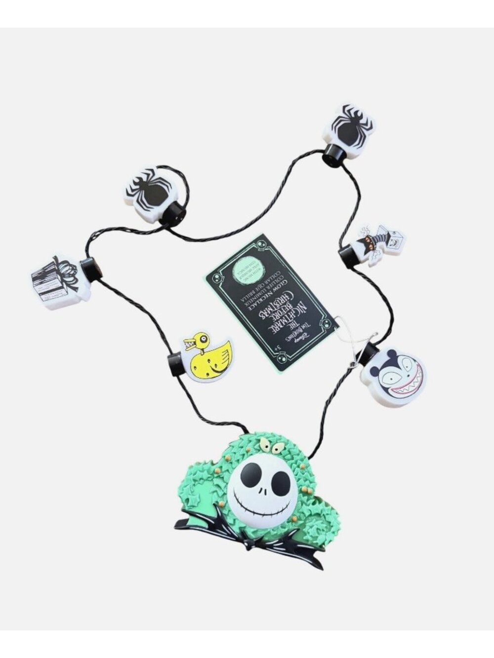 Disney The Nightmare Before Christmas Glow Necklace With Music Jack Skellington